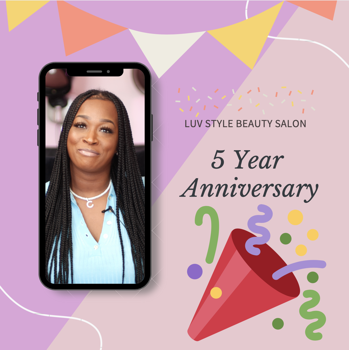 LUV STLYE BEAUTY SALON ANNIVERSARY